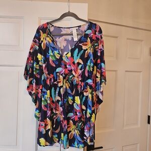 La BLANCA COVERUP Colorful Floral